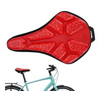 Cuscino per sellino della bicicletta, cuscino ammortizzante, coprisella imbottito, accessorio comodo per esercizi su strada di montagna all'aperto, pendolari, design durevole, traspirante, facile da