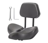 Cuscino per sellino per bicicletta, impermeabile, cuscino per triciclo, comodo cuscinetto spesso, supporto per la schiena della sella traspirante | Coprisella ergonomico per bici da strada per