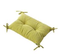Cuscino per Sgabello Rettangolare Cuscini per Sedie da Pranzo con 4 Lacci Cuscino Antiscivolo per Sgabello da Bar Cuscini per Panca (1 Verde)