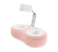 Cuscino per supporto per tablet,Cuscino per supporto tablet - Accogliente supporto per cuscino per tablet e telefono per grembo | Supporto per cuscino per tablet con ciotola per snack, zuppo