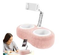 Cuscino per supporto per tablet - supporto morbido e regolabile per letto e divano o scrivania, supporto per cuscino con ciotola per snack per letto e tablet
