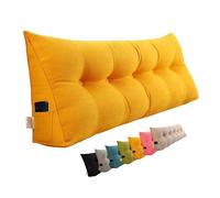 Cuscino per testiera da lettura, comodo, cuscino lombare per schienale, triangolare, cuscino a cuneo per stare seduti nel divano e nella camera da letto, cuscino grande per camera da letto e divano