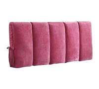 Cuscino per testiera del letto, cuscino imbottito per testiera da letto a parete lunga, per letto matrimoniale, copertura per testiera del letto, colore pasta di fagioli, 190 x 55 cm