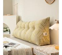 Cuscino per Testiera Grande Cuneo per Il Riposo del Letto Cuscino per La Lettura Cuscini per Divano Letto Cuscini per Testiera Triangolare Cuscini per (E,180cm/70.9in)