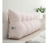 Cuscino per testiera, Grande Cuscino Imbottito a Cuneo per la Lettura - Cuscino per testiera a Righe per Letto, Divano Letto e Letto a Castello - Schienale e Cuscino di Supporto per Il Massi