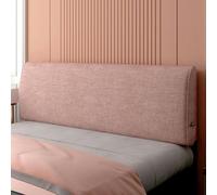 Cuscino per testiera, Grande Cuscino Rettangolare in Lino per testiera, Schienale da Parete, Supporto a Cuneo in Tinta Unita per la Lettura, Cuscino Imbottito per Divano Letto, Comodo Access