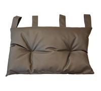 Cuscino per testiera letto 70x45 cm grigio Grigio