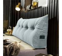 Cuscino per testiera letto king size, cuscino imbottito per letto singolo e matrimoniale, cuscino di supporto lombare per divano, 150 x 50 x 20 cm, massimo comfort e stile
