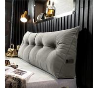 Cuscino per testiera letto king size, cuscino imbottito per letto singolo e matrimoniale, supporto lombare per la lettura, 80 x 50 x 20 cm, soluzione confortevole