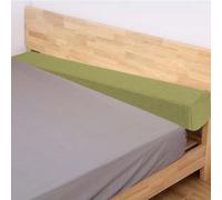 Cuscino per testiera matrimoniale/singolo Riempire il divario tra materasso e testiera/parete/letto, ponte d'amore per materassi per tutti i tipi di materassi(Green,90x20x20cm)