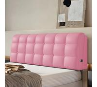 Cuscino per testiera Rosa Pastello 71" Cal King da Comodino Imbottito da Parete Cuscino di Supporto Lombare Grande Doppio Schienale Posizionamento Morbido Sacco a Bolle