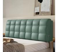 Cuscino per testiera Verde Pasta 71" Cal King da Comodino Imbottito da Parete Cuscino di Supporto Lombare Grande Doppio Schienale Posizionamento Morbido Sacco a Bolle