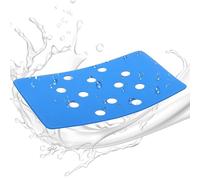 Cuscino per vasca da bagno, in EVA, 35 x 24 x 0,4 cm, cuscino rinfrescante per sedia da doccia, cuscino per vasca da bagno, apertura di ventilazione, impermeabile, bagno