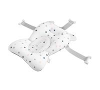 Cuscino per vasca da bagno per bambini, cuscino per la cameretta dei bambini, supporto ergonomico per vasca da bagno con fibbie, morbido cuscino antiscivolo per un bagno sicuro, accessorio portatile