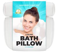 Cuscino per vasca da bagno (qualità premium), lussuoso cuscino per vasca da bagno (potenti ventose), per vasca da bagno e supporto per schiena, cuscino spa (rete 3D traspirante), cuscino idromassaggio