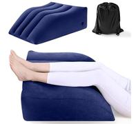 Cuscino per vene, cuscino per l'elevazione delle gambe, cuscino gonfiabile a cuneo, cuscino comfort per le gambe per dormire, cuscino venoso per le gambe per il comfort, miglioramento della