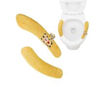 Cuscino per WC | Imbottitura calda e spessa, imbottitura autoadesiva rialzata per il massimo, coperture imbottite, cuscino di supporto per bagno, WC