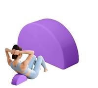 Cuscino per yoga a mezzo cilindro, Blocco di supporto per l'allenamento - per l'allenamento 'equilibrio durevole, attrezzatura confortevole per la stabilità 'esercizio | Affidabile attre