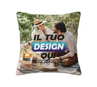 Cuscino personalizzato con foto cuscini personalizzati con foto Testo federa cuscino personalizzata regalo uomo,donna copricuscino Festa del papà festa mamma Compleanno Migliore Amica coppia regali