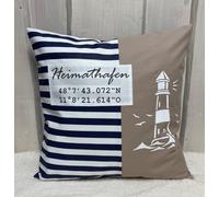 Cuscino Personalizzato Con Le Coordinate Della Tua Casa 40x40