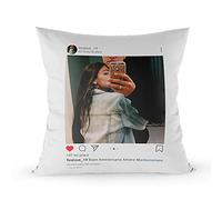 Cuscino personalizzato Instagram post social network app photo foto Idea Regalo Compleanno personaggi famosi collezione Decorazioni casa Divano Letto fidanzati anniversario amore s.valentino