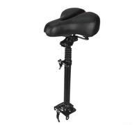 Cuscino pieghevole per scooter elettrico Kugoo Pro Scooter con supporto telaio in lega di alluminio, nero, comodo sellino grande regolabile in altezza