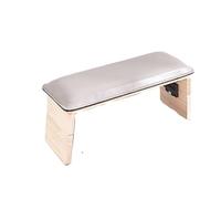 Cuscino poggiabraccia per manicure, 3 Folding PU Leather Nail Hand Rest Pillow Cushion Holder Stand Multicolor(Gray)