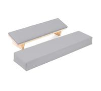 Cuscino poggiabraccia per manicure, Poggiabraccio for unghie 2 pezzi Cuscino poggiamano multicolore poggiapiedi smussato for supporto(Gray)