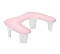 Cuscino poggiabraccia per manicure, Two-Hand Portable Arm Rest For Nails, Manicure Cushion With Tilt Design, PU, Multicolor(Pink)