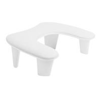 Cuscino poggiabraccia per manicure, Two-Hand Portable Arm Rest For Nails, Manicure Cushion With Tilt Design, PU, Multicolor(White)