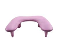 Cuscino poggiabraccia per manicure, U Shape Nail Arm Rest Stand Multicolor(Pink)