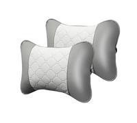 Cuscino Poggiatesta Auto per Alfa Romeo Badge Mito Giulia GT 156 159 147 155 Giulietta Stelvio Brera 166, Cuscino per Collo Comodo e Supportivo per Viaggi Ufficio e Guida Accessorio Auto Antifatica