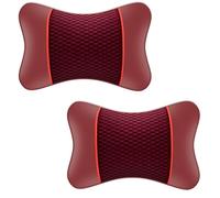 Cuscino Poggiatesta Auto per Ford Puma, Morbido Poggiatesta per la Guida Cuscini per Il Collo per Auto Accessori,Claret