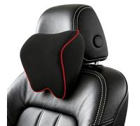 Cuscino Poggiatesta Auto per Honda Civic 10th Generation (2016-2019 models), Tessuto Sportivo Traspirante, Schiuma Memory Ergonomica, Supporto Cervicale Confortevole , Black and Red