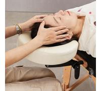 Cuscino poggiatesta ergonomico e traspirante per lettino da massaggio a