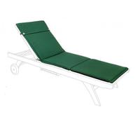 Cuscino Poly180 Verde Scuro per Lettino in Tessuto per Esterno