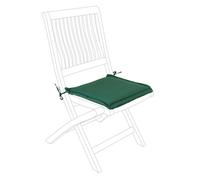 Cuscino Poly180 Verde Scuro Seduta Quadrata in Tessuto per Esterno
