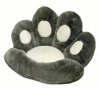 Cuscino Portatile a Forma di Zampa di Orsetto, Morbido e Soffice, Ideale per Sedia, Scrivania, Camera da Letto, Dormitorio e per L'Uso Quotidiano da Studente(Gray B)