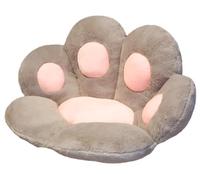 Cuscino Portatile a Forma di Zampa di Orsetto, Morbido e Soffice, Ideale per Sedia, Scrivania, Camera da Letto, Dormitorio e per L'Uso Quotidiano da Studente(Light Brown)