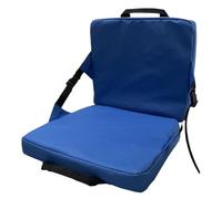 Cuscino portatile da stadio, sedia pieghevole leggera con supporto per la schiena, comoda seduta per eventi sportivi e giochi, ideale per attività all'aperto