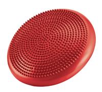 Cuscino Propiocettivo Gonfiabile per Palestra Yoga Pilates Ø33x10 cm con Pompa Rosso