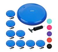 Cuscino propriocettivo blu 1 kg 33 cm Cuscino balance gonfiabile Cuscino fitness