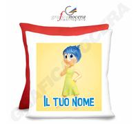 Cuscino Quadrato Con Nome Personalizzato Inside Out Gioia cartoni tv film