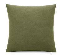 Cuscino Quadrato Double Face in Poliestere con Cerniera Verde 12 x 45 x 45 cm
