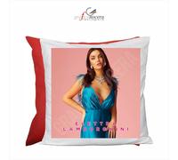 Cuscino Quadrato Elettra Lamborghini cantante idola musica idea regalo