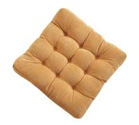 Cuscino quadrato in velluto a coste da 45x45cm con memory foam per sedia o tatami