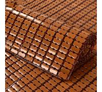 Cuscino quadrato per sedia in bambù naturale, traspirante, tappetino Mahjong per un sonno fresco estivo, antiscivolo, disponibile in 50 x 50 cm, 70 x 165 cm, 90 x 190 cm, perfetto per decorare la casa