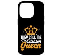 Cuscino Queen Crown Design Custodia per iPhone 14 Pro