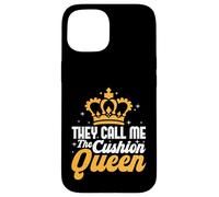 Cuscino Queen Crown Design Custodia per iPhone 15