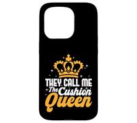 Cuscino Queen Crown Design Custodia per iPhone 15 Pro
